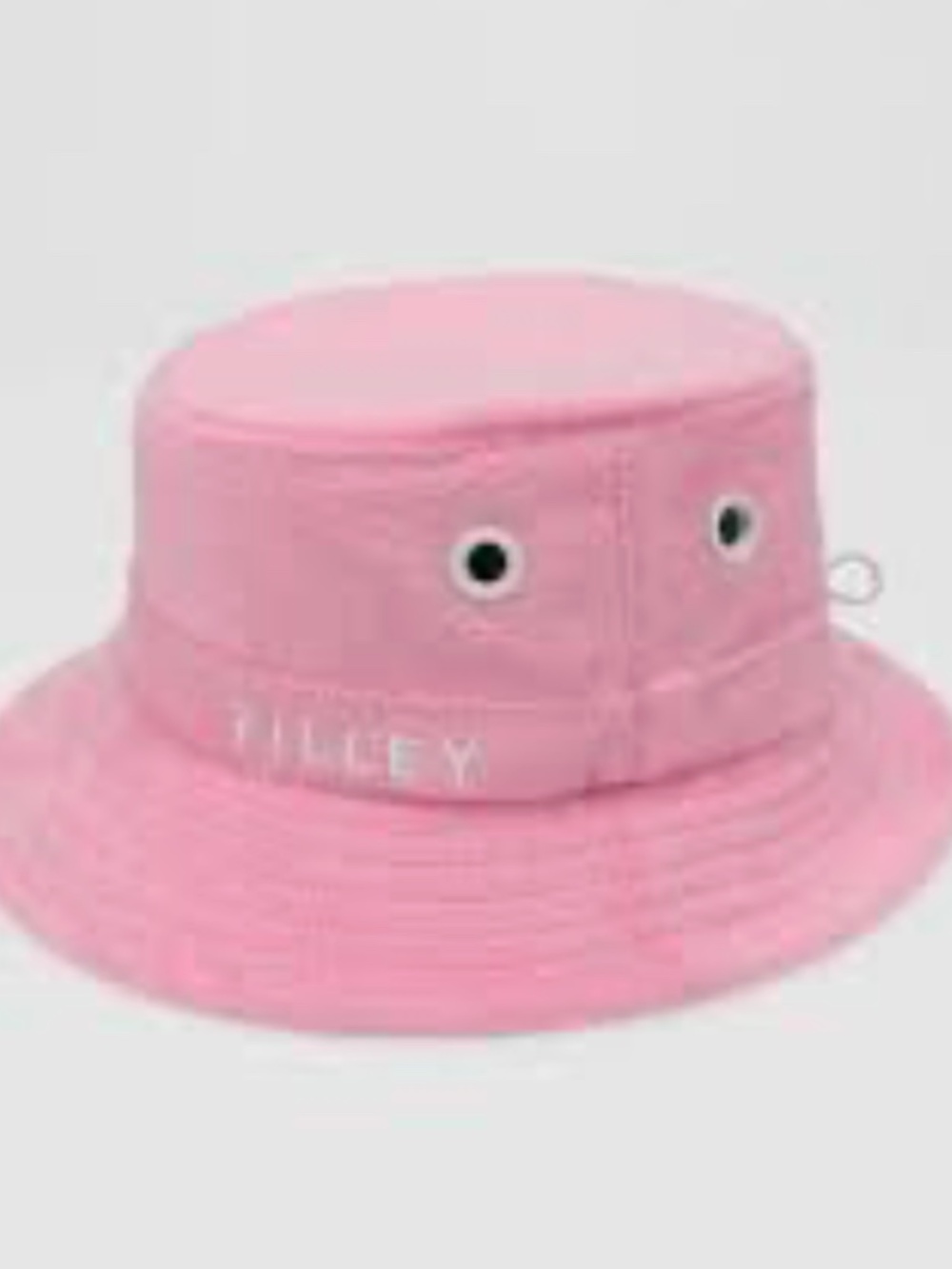 Pink terry cloth Bucket Hat with Eyelets - Tilley